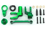 Traxxas Steering bellcranks, draglink (green-anodized aluminum)