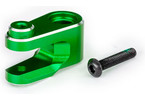 Traxxas Servo horn, steering, aluminum (green-anodized)