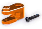 Traxxas Servo horn, steering, aluminum (orange-anodized)