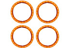 Traxxas kroužek Beadlock hliníkový oranžový (4)