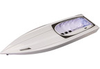 Traxxas Hull, Spartan SR, white (fully assembled)