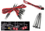 Traxxas Wire harness, LED lights/ zip ties (8)