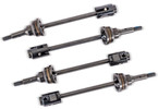 Traxxas Driveshafts, steel CV (assembled) (4) (for use with #10790)