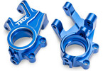 Traxxas Steering blocks, aluminum (blue-anodized) (pair)