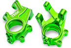 Traxxas těhlice hliníková zelená (pár)