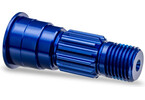 Traxxas Stub axle, front, aluminum (blue-anodized)