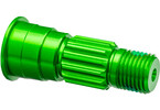 Traxxas Stub axle, front, aluminum (green-anodized)
