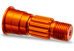 Traxxas Stub axle, front, aluminum (orange-anodized)
