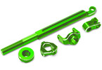 Traxxas Brake linkage, front, aluminum (green-anodized)