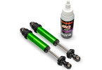 Traxxas Shocks, GT-Maxx, rear, aluminum (green-anodized) (2)