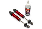 Traxxas Shocks, GT-Maxx, rear, aluminum (red-anodized) (2)