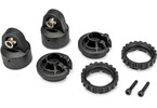 Traxxas hlava tlumiče GT-Maxx, spodní misky, matice (pro 2 tlumiče)