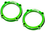 Traxxas kroužek reflektoru hliníkový zelený (2)