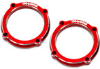 Traxxas kroužek reflektoru hliníkový červený (2)