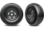 Traxxas kolo 3.2/4.9", disk Sand Car černý chrom, pneu (přední) (pár)