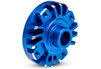 Traxxas Adapter plate, ring gear, aluminum (blue-anodized)