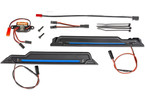 Traxxas LED light kit, blue, complete (underbody)