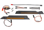 Traxxas LED light kit, orange, complete (underbody)