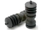 Traxxas Boots, pushrod (2) (rubber, for steering rods)