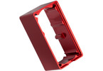 Traxxas Servo case, aluminum (red-anodized) (middle) (for 2255 servo)
