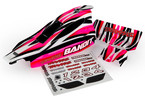 Traxxas Body, Bandit, pink edition (painted, decals applied)