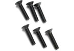 Traxxas Screws, M4x18mm countersunk (hex drive) (6)