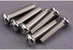 Traxxas Screws, M3x12mm roundhead (6)