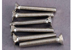 Traxxas Screws, M3x20mm countersunk (hex drive) (6)
