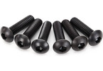 Traxxas Screws, M4x15mm button-head (hex drive) (6)
