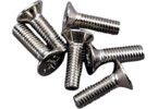 Traxxas Screws, M3x10mm countersunk machine (6)