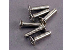 Traxxas Screws, M3x12mm countersunk machine (6)