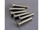 Traxxas Screws, M3x15mm countersunk machine (6)