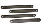 Traxxas Camber link set (plastic/ non-adjustable) (front & rear) (black)