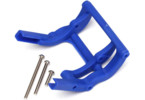 Traxxas Wheelie bar mount (1)/ hardware (blue)