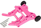 Traxxas Wheelie bar, assembled (pink)