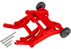 Traxxas Wheelie bar, assembled (red)