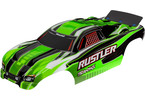 Traxxas Body, Rustler, green (painted, decals applied)