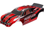 Traxxas Body, Rustler, red (painted, decals applied)