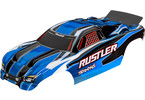 Traxxas Body, Rustler, blue (painted, decals applied)