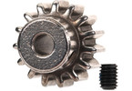 Traxxas Gear, 15-T pinion (32-pitch) (fits 3mm shaft)/ set screw