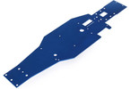 Traxxas Chassis, lower (blue-anodized, T6 aluminum)