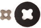 Traxxas Brake disc, composite/ brake adapter