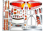 Traxxas Decal sheet, Jaws T-Maxx