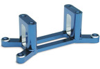 Traxxas Engine mount, machined 6061-T6 aluminum (blue) (w/ screws)