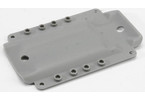 Traxxas Skidplate, transmission, nylon (grey) (for long wheelbase chassis)
