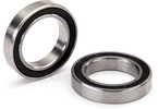 Traxxas Ball bearing, black rubber sealed, stainless (17x26x5) (2)