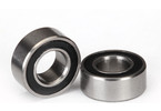 Traxxas Ball bearings, black rubber sealed (5x10x4mm) (2)