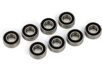 Traxxas Ball bearing, black rubber sealed, stainless (5x11x4mm) (8)