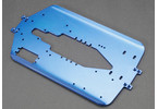 Traxxas šasi 4mm hliníkové modré (delší rozvod): T-Maxx