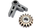 Traxxas Gear, idler/ idler gear support/ bearing (pressed in)